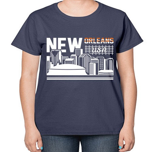 New Orleans 1465# - cities-  Ladies T-Shirt