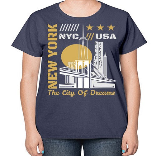 New York 1475# - cities-  Ladies T-Shirt