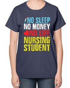 No Sleep Style 314# - nurse-  Ladies T-Shirt