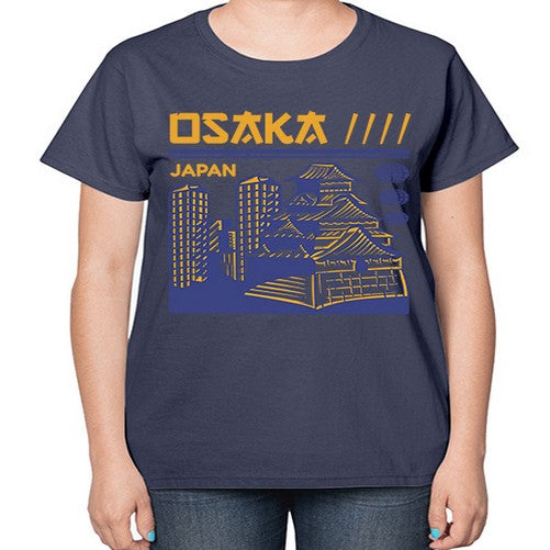 Osaka 1548# - cities-  Ladies T-Shirt