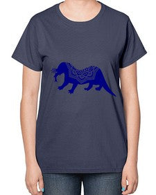 OtterMandala 973# - mandala-  Ladies T-Shirt