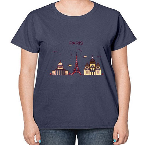 Paris 1580# - cities-  Ladies T-Shirt