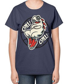 Pay the chills 201# - cartoon general-  Ladies T-Shirt