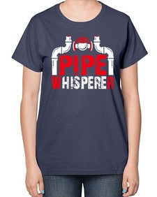 Pipe whisperer1317# - plumber-  Ladies T-Shirt