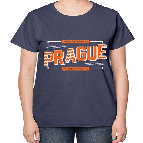Prague 1688# - cities-  Ladies T-Shirt