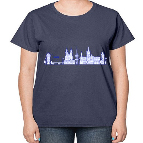 Prague 1690# - cities-  Ladies T-Shirt