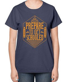 Prepare to get schooled Style 1335# - teacher-  Ladies T-Shirt
