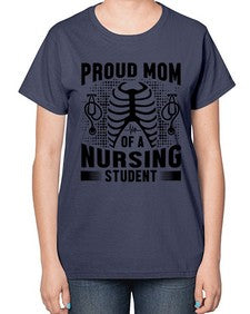 Proud mom Style 1338# - nurse-  Ladies T-Shirt