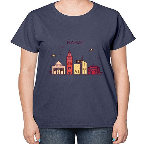 Rabat 1706# - cities-  Ladies T-Shirt