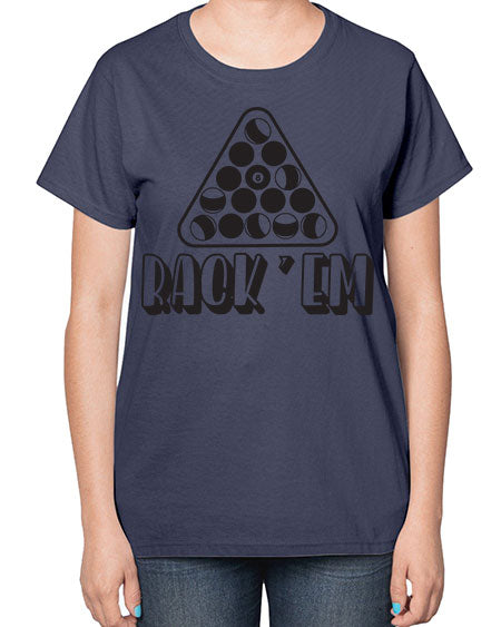 Rack em 558# - billards-  Ladies T-Shirt