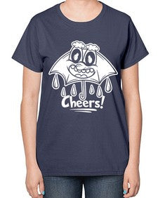 Rainy cheers 205# - cartoon general-  Ladies T-Shirt