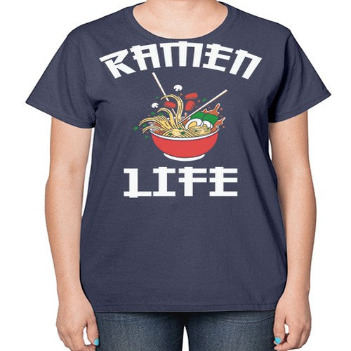 Ramen Noodle Anime Ramen Life 281# - anime-  Ladies T-Shirt