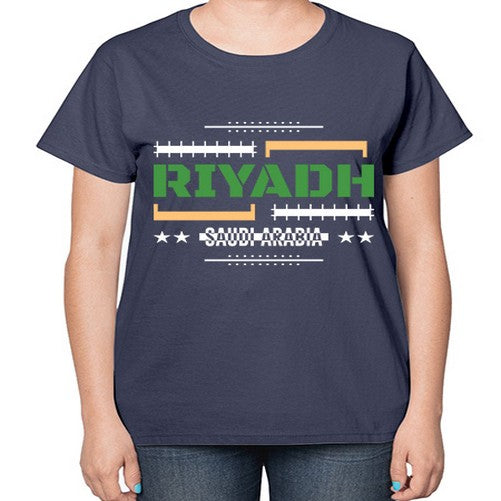 Riyadh 1741# - cities-  Ladies T-Shirt