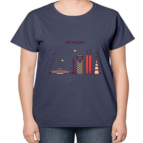 Riyadh 1742# - cities-  Ladies T-Shirt