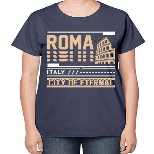 Roma 1745# - cities-  Ladies T-Shirt