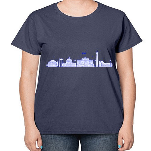Rome 1751# - cities-  Ladies T-Shirt