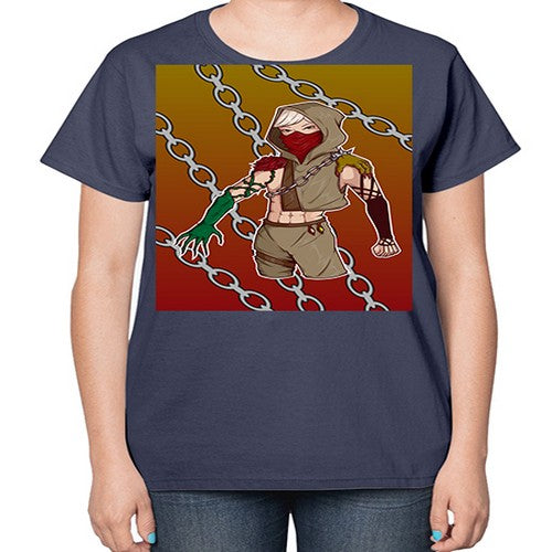 Rose and demon 75# - anime-  Ladies T-Shirt