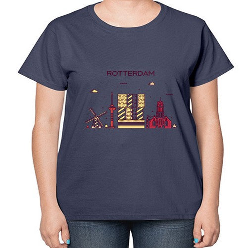 Rotterdam 1754# - cities-  Ladies T-Shirt