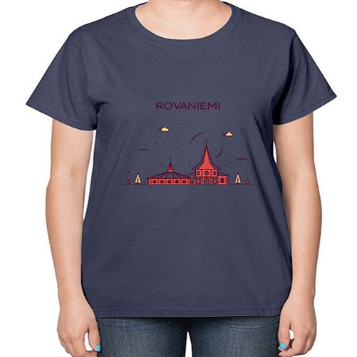 Rovaniemi 1757# - cities-  Ladies T-Shirt