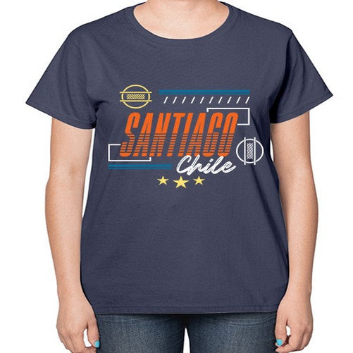 Santiago 1795# - cities-  Ladies T-Shirt