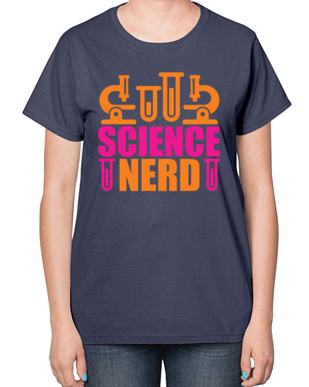 Science Nerd 59# - general science-  Ladies T-Shirt