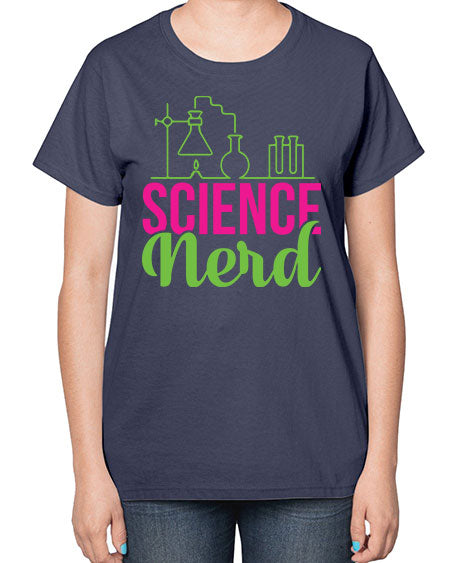 Science Nerd 60# - general science-  Ladies T-Shirt