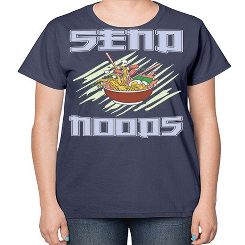 Send Noods Japanese Noodles Bowl Anime 282# - anime-  Ladies T-Shirt