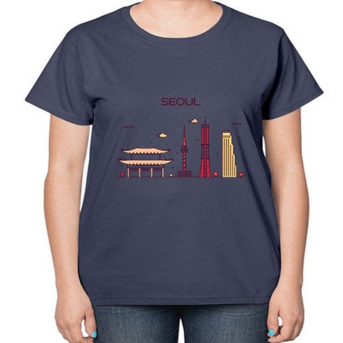 Seoul 1816# - cities-  Ladies T-Shirt