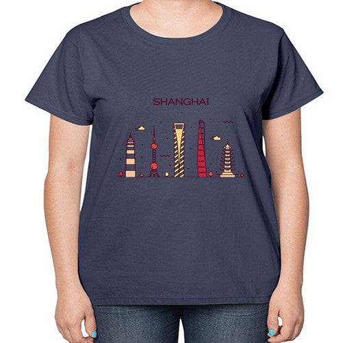 Shanghai 1827# - cities-  Ladies T-Shirt