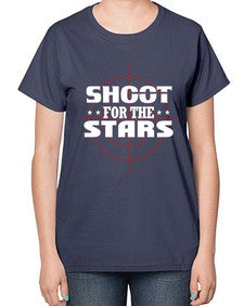 Shoot For The Stars1391# - nurse-  Ladies T-Shirt