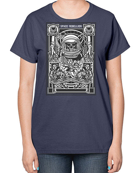 Space Rebellion 13# - space-  Ladies T-Shirt