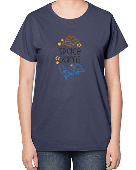 Spacejams 10# - space-  Ladies T-Shirt