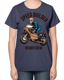 Speed builder 62# - motorcycle-  Ladies T-Shirt