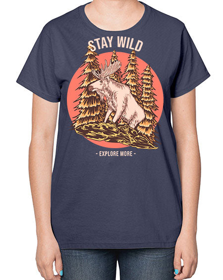 Stay Wild 16# - nature-  Ladies T-Shirt