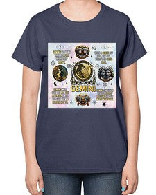 Straight Gemini 472# - gemini-  Ladies T-Shirt
