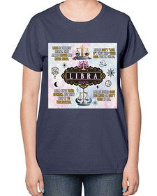 Straight Libra 474# - libra-  Ladies T-Shirt