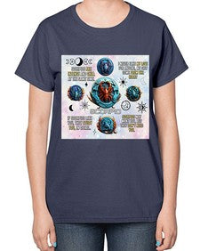 Straight scorpio 477# - scorpio-  Ladies T-Shirt