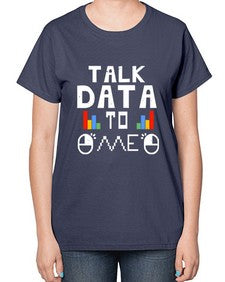 Talk dada to me 15# - computer-  Ladies T-Shirt
