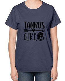 Taurus girl 498# - taurus-  Ladies T-Shirt