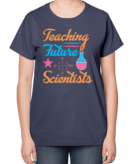 TeachingfuturescientistsScience tshirt design Sciencetshirtdesign 23# - general science-  Ladies T-Shirt