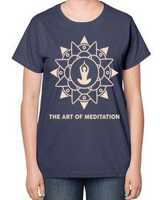 The Art of Meditation 543# - yoga-  Ladies T-Shirt