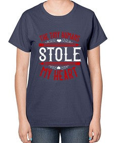 The Tiny Humans STOLE MY HEART Style 1531# - teacher-  Ladies T-Shirt