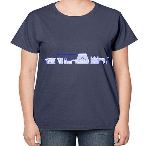 Thiruvananthapuram 1990# - cities-  Ladies T-Shirt
