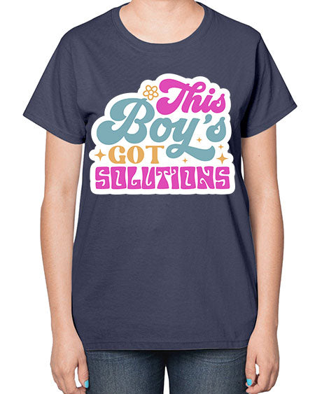 This boys got solutions 19# - general science-  Ladies T-Shirt