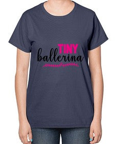 Tiny ballerina 202# - ballet-  Ladies T-Shirt