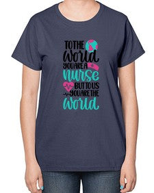 To The World You Style Style 1577# - nurse-  Ladies T-Shirt