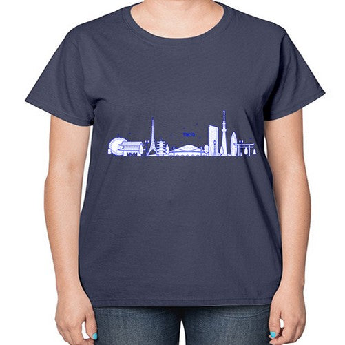 Tokyo 2002# - cities-  Ladies T-Shirt
