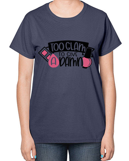 Too Glam To Give A Damn Style 10# -makeup  Ladies T-Shirt