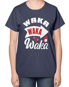 Waka Waka Waka 50# - video games-  Ladies T-Shirt