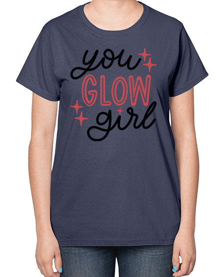 You Glow Girl Style 5# -makeup  Ladies T-Shirt